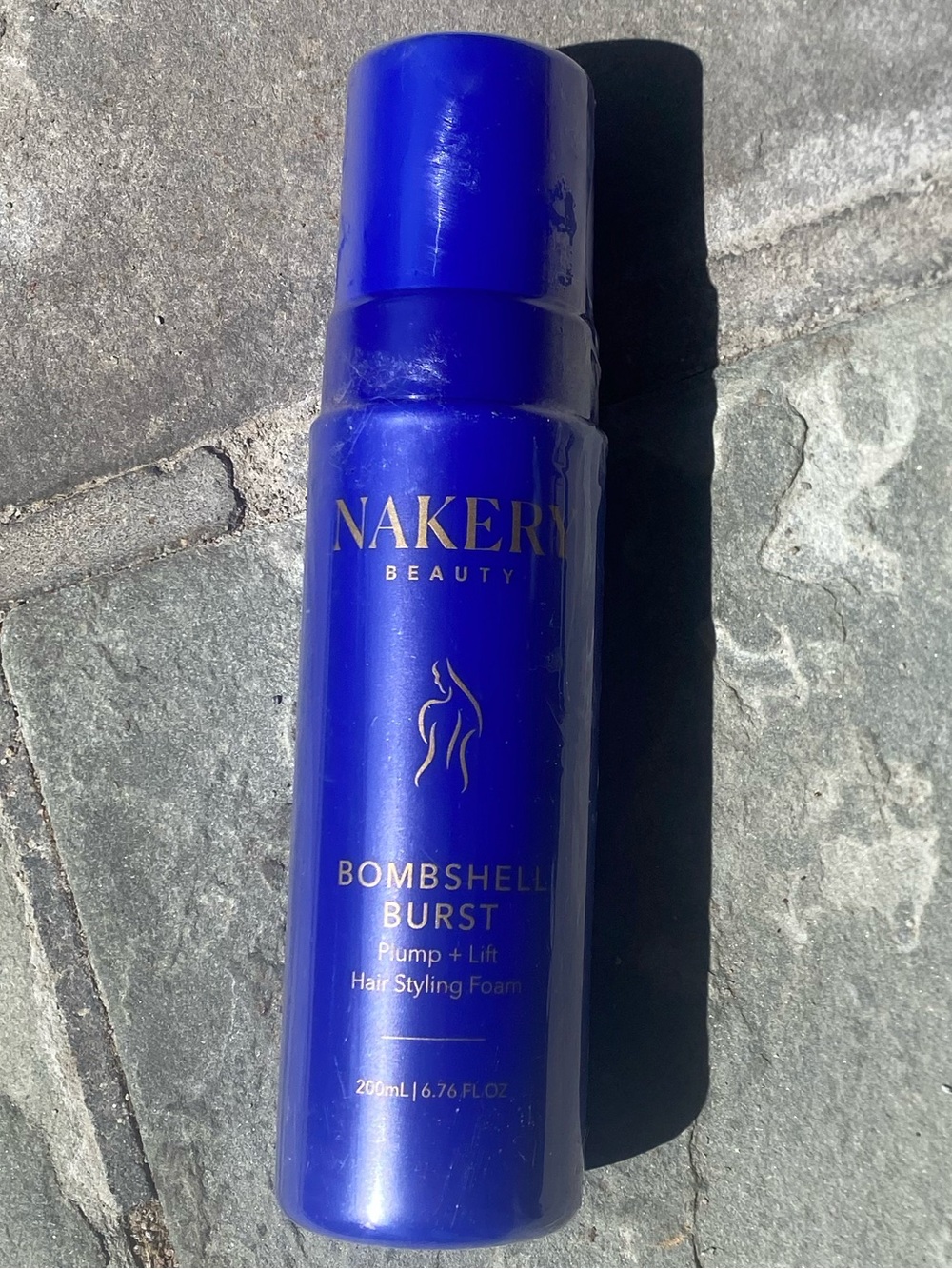 NAKERY BEAUTY Bombshell Burst Hair Styling Foam - Blue Bottle New